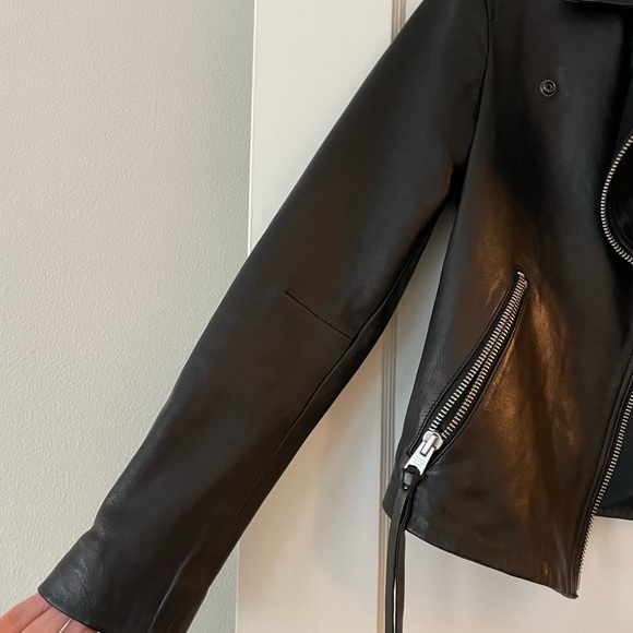 AllSaints Dalby Leather Jacket - Picture 5 of 8